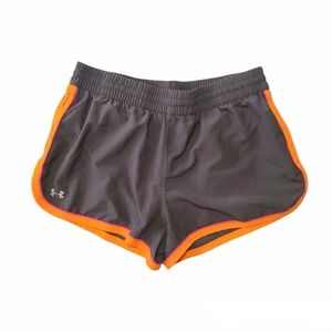Under Armour Shorts | Gray/Neon Orange